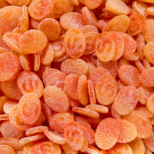 Sour Peach Ovals (Gelatin Free)